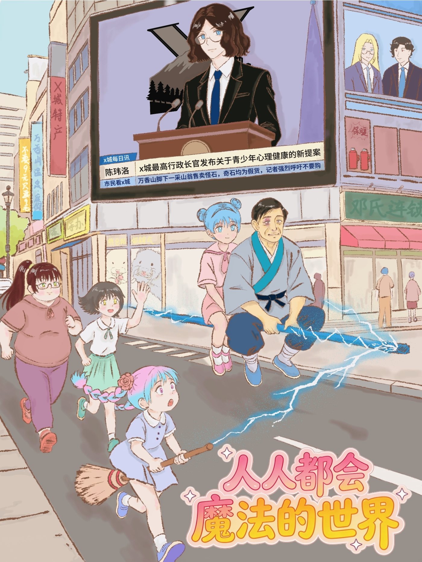 人人都会魔法的世界